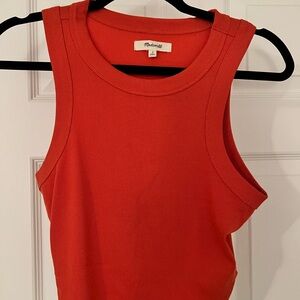 Madewell Women's Red Tank Top